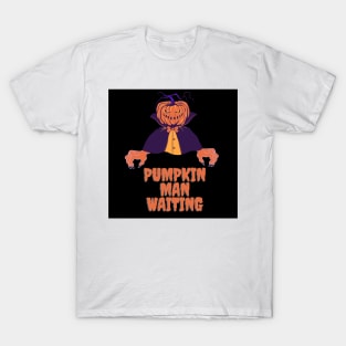 Pumpkin ghost waiting for you. T-Shirt